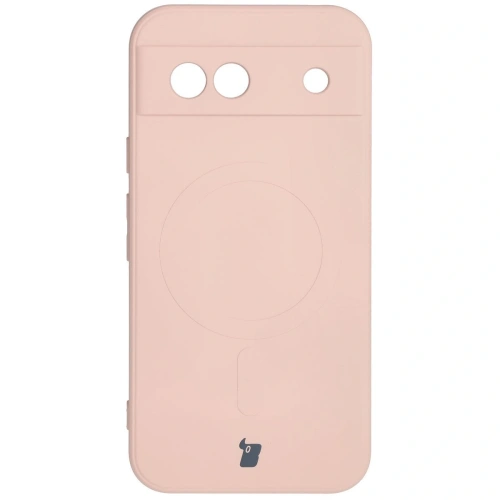 Kup Silikonový obal s magnetickým kroužkem Bizon Case Silicone Magnetic Sq pro Google Pixel 8a světle růžový - BIZ6519 - {ean13} - Sklep Home Screen