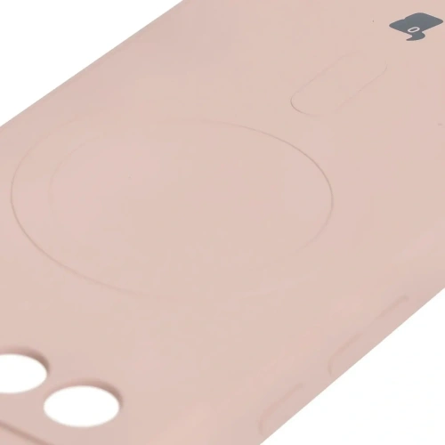 Kup Silikonový obal s magnetickým kroužkem Bizon Case Silicone Magnetic Sq pro Google Pixel 8a světle růžový - BIZ6519 - {ean13} - Sklep Home Screen