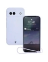 Silikonové pouzdro s magnetickým kroužkem Bizon Case Silicone Magnetic Sq pro Google Pixel 8a světle fialové