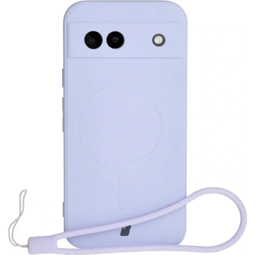 Kup Silikonové pouzdro s magnetickým kroužkem Bizon Case Silicone Magnetic Sq pro Google Pixel 8a světle fialové - BIZ6520 - {ean13} - Sklep Home Screen