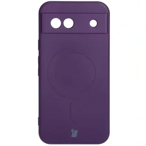 Kup Silikonové pouzdro s magnetickým kroužkem Bizon Case Silicone Magnetic Sq pro Google Pixel 8a švestkové - BIZ6521 - {ean13} - Sklep Home Screen