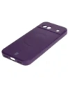 Kup Silikonové pouzdro s magnetickým kroužkem Bizon Case Silicone Magnetic Sq pro Google Pixel 8a švestkové - BIZ6521 - {ean13} - Sklep Home Screen