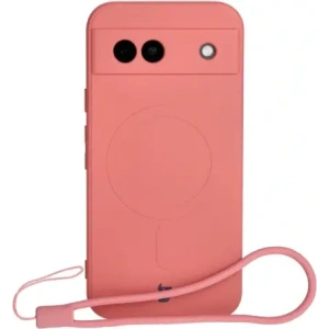 Kup Silikonový obal s magnetickým kroužkem Bizon Case Silicone Magnetic Sq pro Google Pixel 8a špinavě růžový - BIZ6522 - {ean13} - Sklep Home Screen