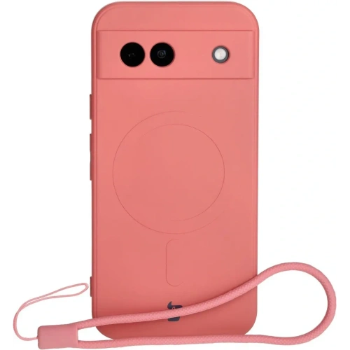 Kup Silikonový obal s magnetickým kroužkem Bizon Case Silicone Magnetic Sq pro Google Pixel 8a špinavě růžový - BIZ6522 - {ean13} - Sklep Home Screen