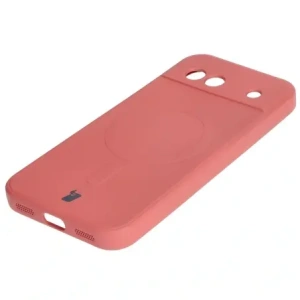 Kup Silikonový obal s magnetickým kroužkem Bizon Case Silicone Magnetic Sq pro Google Pixel 8a špinavě růžový - BIZ6522 - {ean13} - Sklep Home Screen