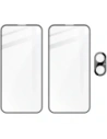 Kup 2x Zesílené sklo na displej s rámečkem + sklo na fotoaparát Bizon Edge pro Apple iPhone 16 Plus - BIZ6529 - {ean13} - Sklep Home Screen