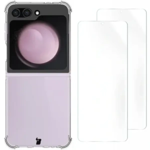 Kup Bizon Case Clear Pack carcasă flexibilă + 2x folie de protecție Samsung Galaxy Z Flip6 clar - BIZ6531 - {ean13} - Sklep Home Screen