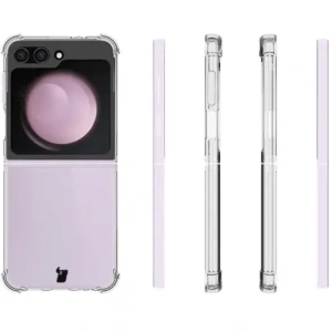 Kup Etui + 2x folia na ekran Bizon Case Clear Pack do Samsung Galaxy Z Flip6 przezroczyste - BIZ6531 - {ean13} - Sklep Home Screen