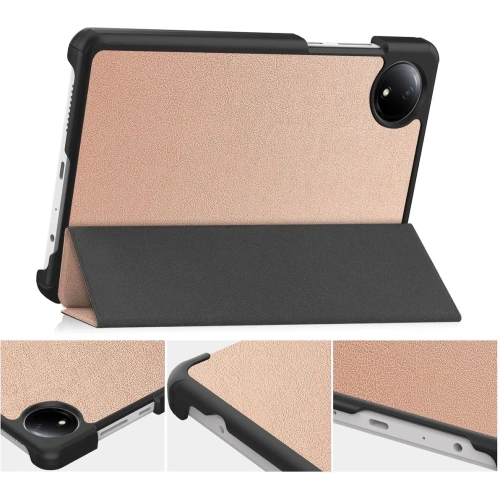 Kup Etui z klapką Bizon Case Tab Croc do Xiaomi Redmi Pad SE 8.7 różowozłote - BIZ6532 - {ean13} - Sklep Home Screen