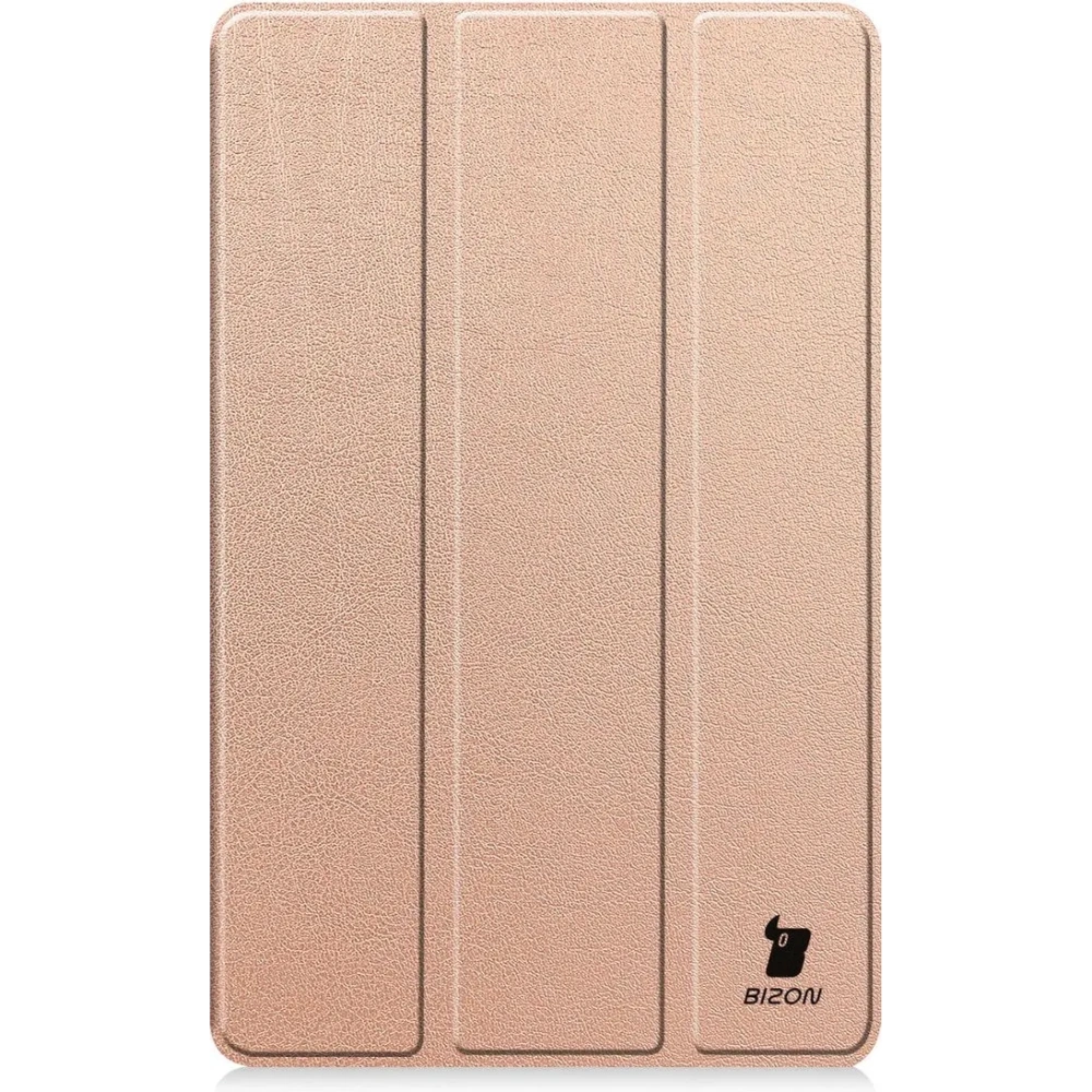 Etui z klapką Bizon Case Tab Croc do Xiaomi Redmi Pad SE 8.7 różowozłote