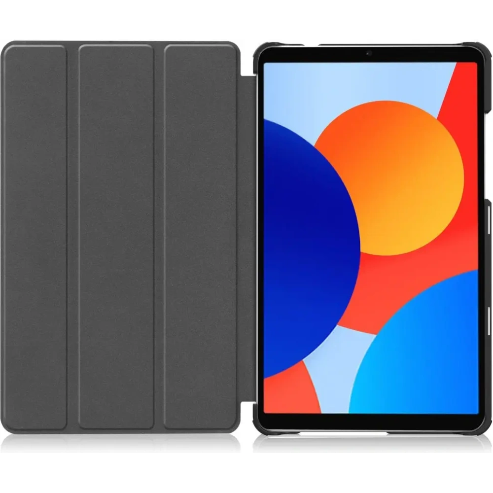 Etui z klapką Bizon Case Tab Croc do Xiaomi Redmi Pad SE 8.7 różowozłote