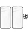 Buy Bizon Edge 2x tempered screen glass with frame + camera glass Apple iPhone 16 Pro - BIZ6533 - {ean13} - Home Screen Store Europe