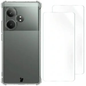 Kup Etui + 2x folia na ekran Bizon Case Clear Pack do Realme GT 6/GT 6T przezroczyste - BIZ6534 - {ean13} - Sklep Home Screen