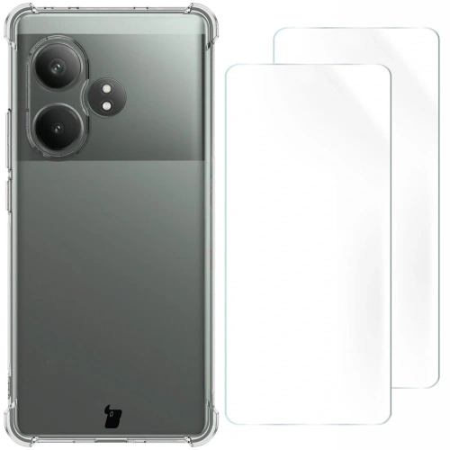 Buy Bizon Case Clear Pack flexible case + 2x screen film Realme GT 6/GT 6T clear - BIZ6534 - {ean13} - Home Screen Store Europe