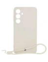 Kup Silikonowe etui z pierścieniem magnetycznym Bizon Case Silicone Magnetic Sq do Samsung Galaxy S24 FE beżowe - BIZ6535 - {ean13} - Sklep Home Screen