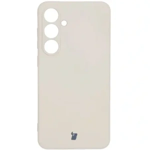 Kup Silikonowe etui z pierścieniem magnetycznym Bizon Case Silicone Magnetic Sq do Samsung Galaxy S24 FE beżowe - BIZ6535 - {ean13} - Sklep Home Screen