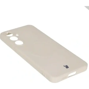 Buy Bizon Case Silicone Magnetic Sq Samsung Galaxy S24 FE beige - BIZ6535 - {ean13} - Home Screen Store Europe