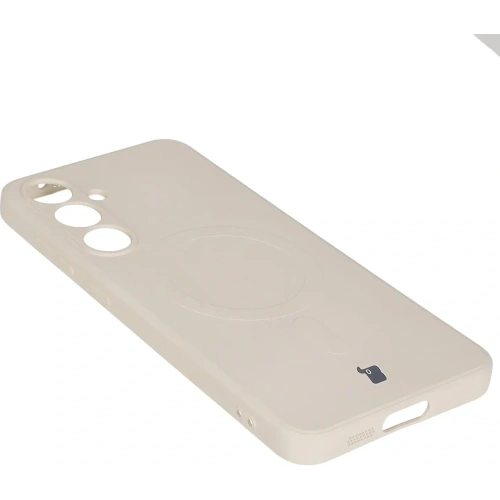 Kup Bizon Case Szilikon Magnetic Sq Samsung Galaxy S24 FE bézs - BIZ6535 - {ean13} - Sklep Home Screen