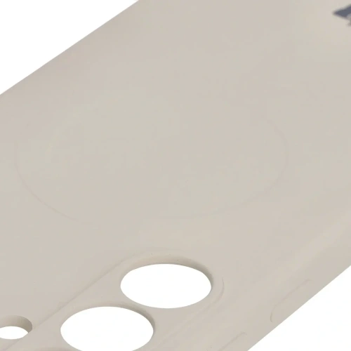 Buy Bizon Case Silicone Magnetic Sq Samsung Galaxy S24 FE beige - BIZ6535 - {ean13} - Home Screen Store Europe