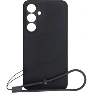 Kup Silikonowe etui z pierścieniem magnetycznym Bizon Case Silicone Magnetic Sq do Samsung Galaxy S24 FE czarne - BIZ6536 - {ean13} - Sklep Home Screen
