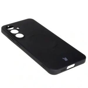 Kup Silikonowe etui z pierścieniem magnetycznym Bizon Case Silicone Magnetic Sq do Samsung Galaxy S24 FE czarne - BIZ6536 - {ean13} - Sklep Home Screen