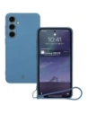 Kup Silikonové pouzdro s magnetickým kroužkem Bizon Case Silicone Magnetic Sq pro Samsung Galaxy S24 FE tmavě modré - BIZ6537 - {ean13} - Sklep Home Screen