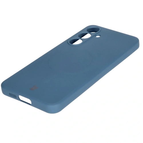 Kup Silikonové pouzdro s magnetickým kroužkem Bizon Case Silicone Magnetic Sq pro Samsung Galaxy S24 FE tmavě modré - BIZ6537 - {ean13} - Sklep Home Screen