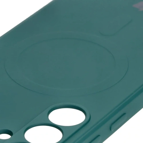 Kup Bizon Case Silikon Magnetic Sq Samsung Galaxy S24 FE dunkelgrün - BIZ6538 - {ean13} - Sklep Home Screen
