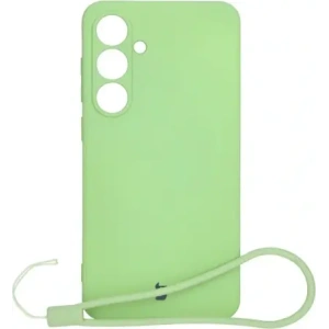 Kup Silikonowe etui z pierścieniem magnetycznym Bizon Case Silicone Magnetic Sq do Samsung Galaxy S24 FE jasnozielone - BIZ6540 - {ean13} - Sklep Home Screen