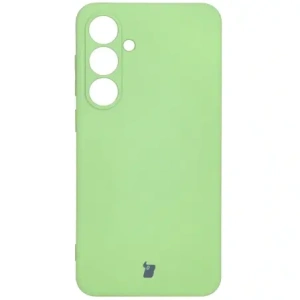 Kup Silikonowe etui z pierścieniem magnetycznym Bizon Case Silicone Magnetic Sq do Samsung Galaxy S24 FE jasnozielone - BIZ6540 - {ean13} - Sklep Home Screen