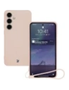 Bizon Case Szilikon Magnetic Sq Samsung Galaxy S24 FE világos rózsaszín