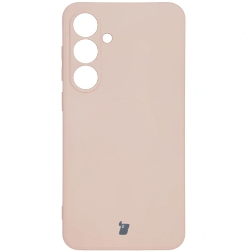 Kup Silikonový obal s magnetickým kroužkem Bizon Case Silicone Magnetic Sq pro Samsung Galaxy S24 FE světle růžový - BIZ6541 - {ean13} - Sklep Home Screen