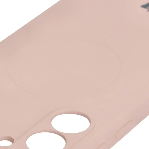Kup Silikonový obal s magnetickým kroužkem Bizon Case Silicone Magnetic Sq pro Samsung Galaxy S24 FE světle růžový - BIZ6541 - {ean13} - Sklep Home Screen