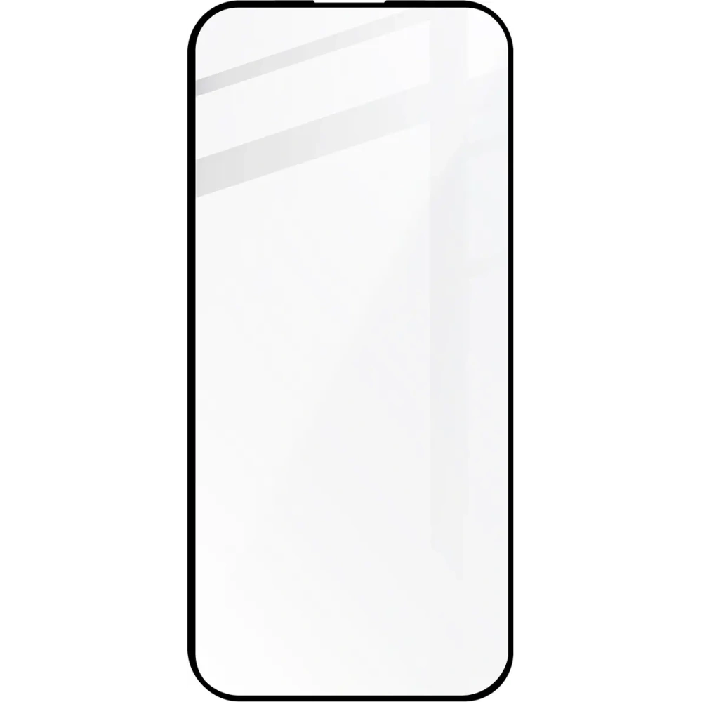 2x Szkło hartowane na ekran z ramką + szkło na aparat Bizon Edge do Apple iPhone 16 Pro Max