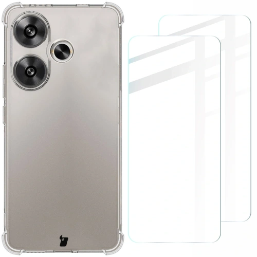 Kup Etui + 2x szkło na ekran Bizon Case Clear Pack do Xiaomi Poco F6 przezroczyste - BIZ6546 - {ean13} - Sklep Home Screen