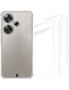 Bizon Case Clear Pack case + 2x screen glass Xiaomi Poco F6 clear