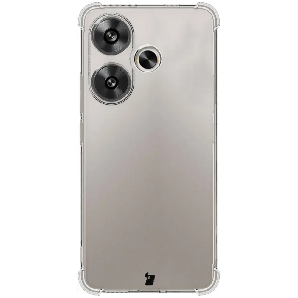 Etui + 2x szkło na ekran Bizon Case Clear Pack do Xiaomi Poco F6 przezroczyste