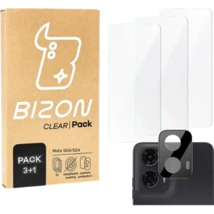 Kup Bizon Clear 3x Bildschirmglas + Kameraglas Motorola Moto G04/G24 - BIZ6549 - {ean13} - Sklep Home Screen