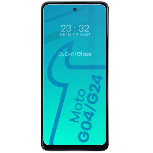 Kup 3x Szkło na ekran + szkło na aparat Bizon Clear do Motorola Moto G04/G24 - BIZ6549 - {ean13} - Sklep Home Screen