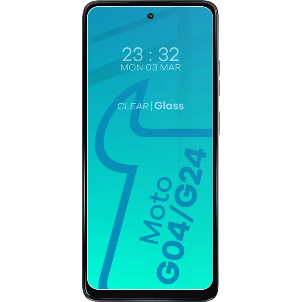 3x Szkło na ekran + szkło na aparat Bizon Clear do Motorola Moto G04/G24
