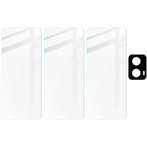 Kup 3x Szkło na ekran + szkło na aparat Bizon Clear do Motorola Moto G04/G24 - BIZ6549 - {ean13} - Sklep Home Screen