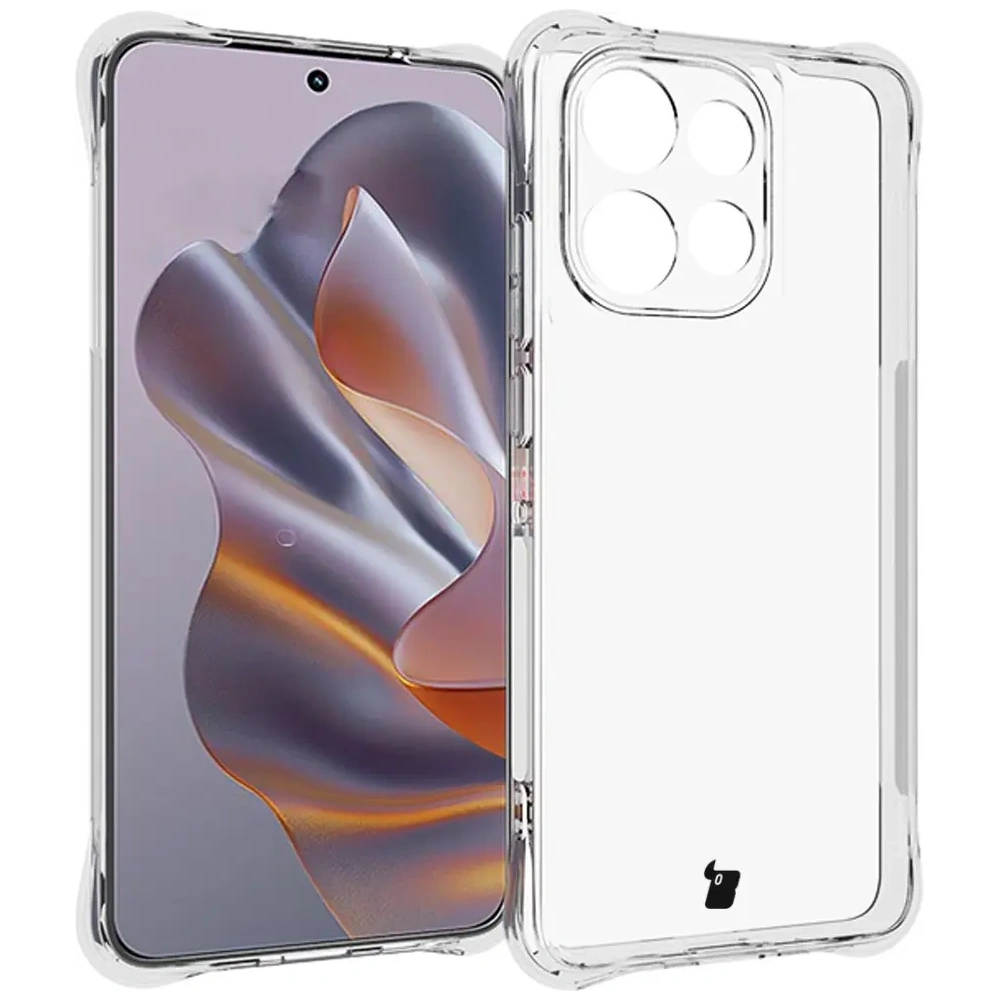 Elastyczne etui Bizon Case Salpa do Motorola Edge 50 Neo przezroczyste