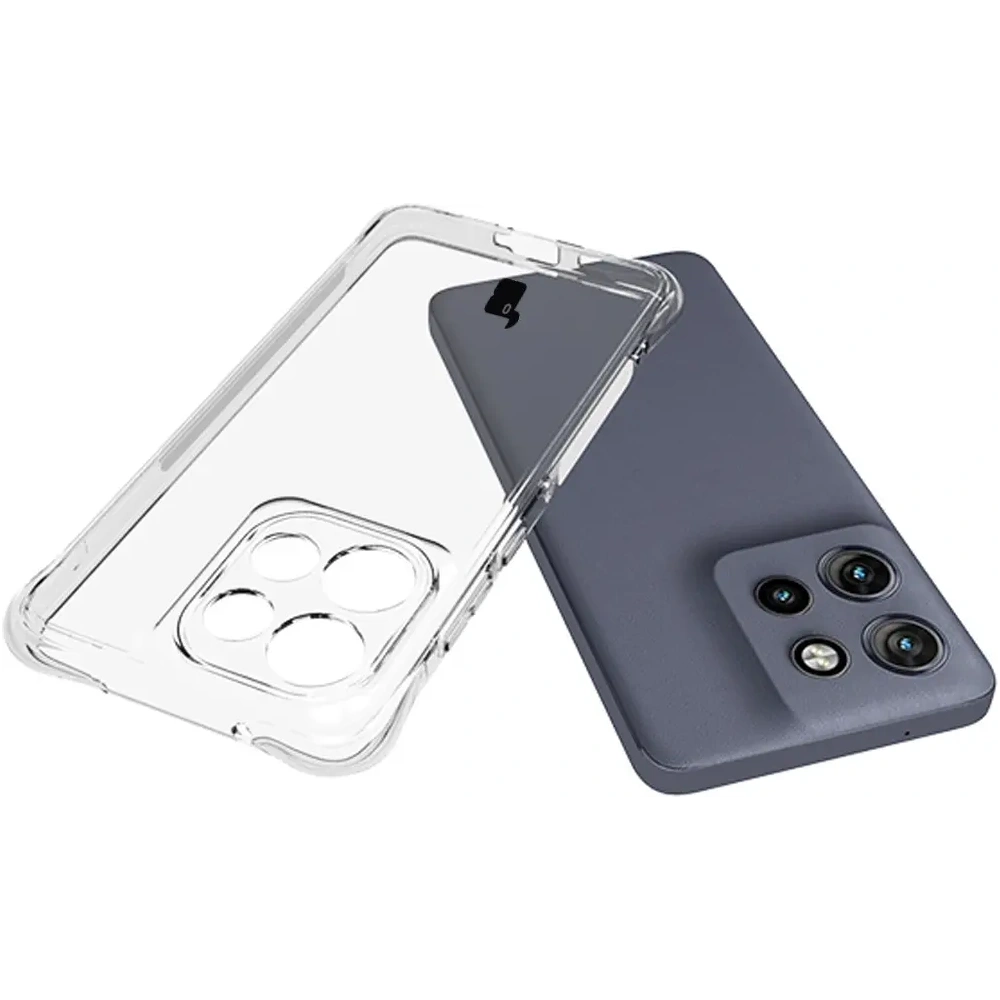 Elastyczne etui Bizon Case Salpa do Motorola Edge 50 Neo przezroczyste