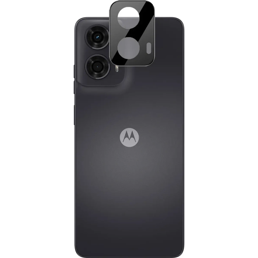 2x Szkło hartowane na ekran z ramką + szkło na aparat Bizon Edge do Motorola Moto G04/G24