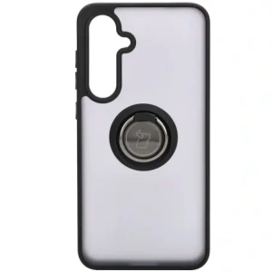 Kup Bizon Case Hybrid Ring Samsung Galaxy S24 FE füstös fekete kerettel - BIZ6552 - {ean13} - Sklep Home Screen