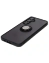 Kup Etui s úchytem na prst Bizon Case Hybrid Ring pro Samsung Galaxy S24 FE kouřové s černým rámečkem - BIZ6552 - {ean13} - Sklep Home Screen
