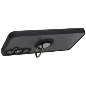 Buy Bizon Case Hybrid Ring Samsung Galaxy S24 FE smoky with a black frame - BIZ6552 - {ean13} - Home Screen Store Europe