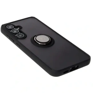 Buy Bizon Case Hybrid Ring Samsung Galaxy S24 FE smoky with a black frame - BIZ6552 - {ean13} - Home Screen Store Europe