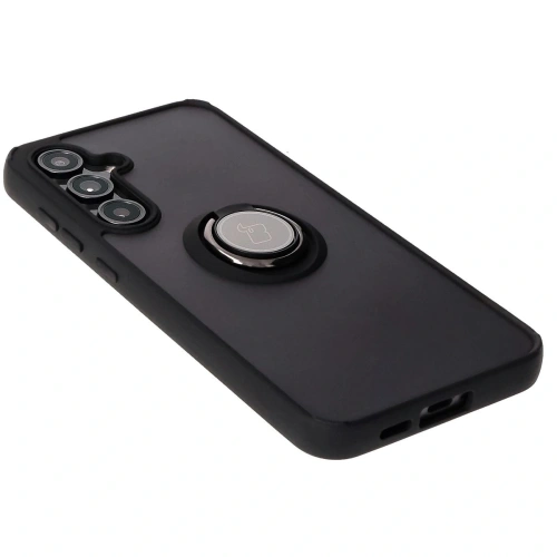 Buy Bizon Case Hybrid Ring Samsung Galaxy S24 FE smoky with a black frame - BIZ6552 - {ean13} - Home Screen Store Europe