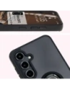 Kup Etui s úchytem na prst Bizon Case Hybrid Ring pro Samsung Galaxy S24 FE kouřové s černým rámečkem - BIZ6552 - {ean13} - Sklep Home Screen